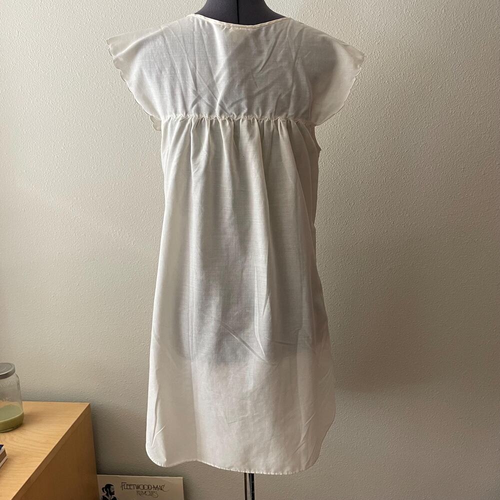 70s Vintage babydoll dress nightgown cottagecore coquette | XS/S - Picture 4 of 10
